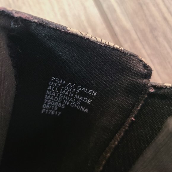 Arizona Jean Co. women's Galen ankle booties memory foam beige & black size 7.5 - Picture 12 of 13